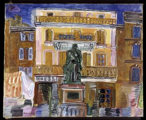 Hotel Sube in Saint Tropez door Raoul Dufy