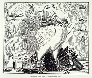 Het einde van de Grote Oorlog, uit Histoire de la Troisieme Republique, Vol. I, Political History, pub.1933 (litho) door Raoul Dufy