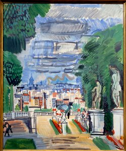 Le parc de Saint Cloud, 20e eeuw (olieverf op doek)