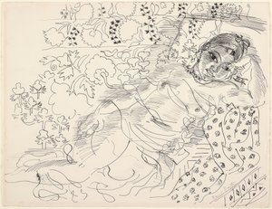 Perzisch model door Raoul Dufy
