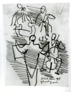 Orkest Colonne door Raoul Dufy