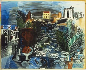 Stilleven aan zee door Raoul Dufy