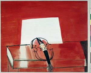 Stilleven met viool door Raoul Dufy