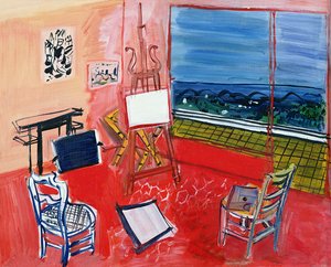 Studio in Vence (olieverf op doek)