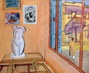 Studio met torso, c.1946 (olieverf op paneel)