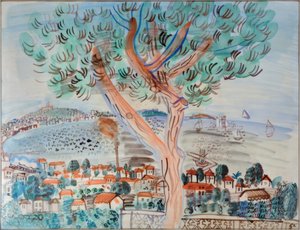 De baai van St Juan door Raoul Dufy
