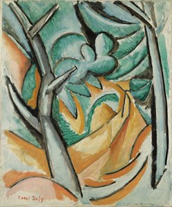 De groene bomen door Raoul Dufy