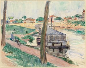 De woonboot door Raoul Dufy