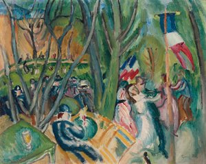 De volksdans; Het populaire bal door Raoul Dufy