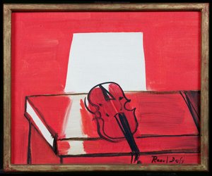 De rode viool door Raoul Dufy