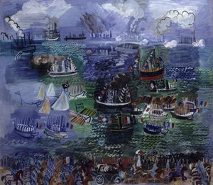 De regatta in Le Havre
