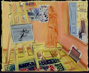 De studio, ca.1942 (olieverf op doek)