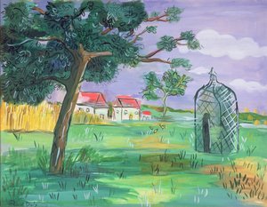 Het zomerhuis door Raoul Dufy