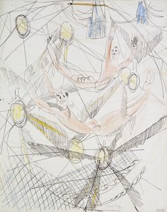 De Trapeze; Les Trapezistes door Raoul Dufy