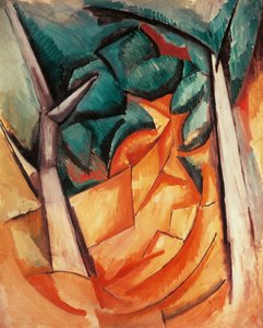 Bomen bij Estaque door Raoul Dufy