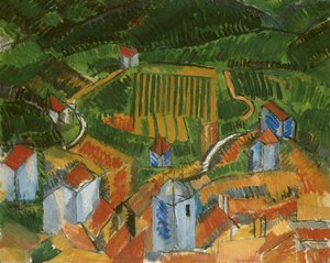 Vence Landschap door Raoul Dufy