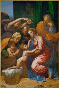 De Heilige Familie, genaamd " La Grande Sainte Famille de Francois I " ...