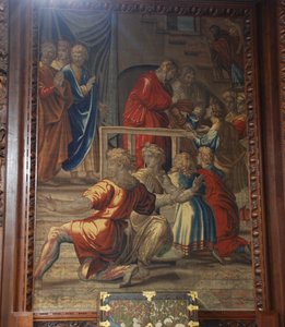 De dood van Ananias, Mortlake werkplaats