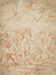 De Triomf van Galatea door after Raphael