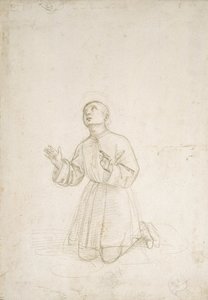 Knielende figuur van een jongeling, c.1503 door Raphael