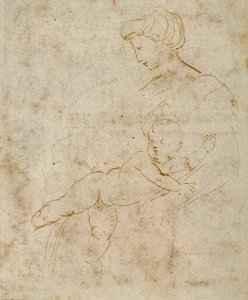 Madonna en Kind, ca.1505 door Raphael