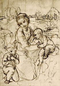 Madonna en Kind met St. Johannes