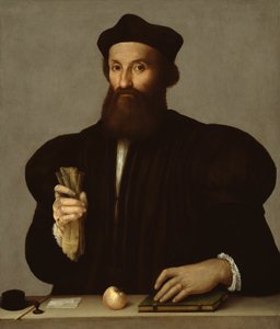 Portret van een Heer, 1530-50 door Raphael