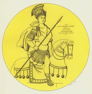 Keizer Justinianus in oorlog door Raphael Jacquemin