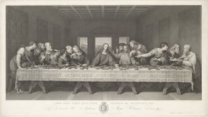 Het laatste avondmaal door Raphael Morghen