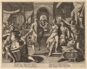 Sardanapalus onder de Bijvrouwen