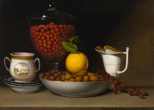 Stilleven - Aardbeien, Noten, enz., 1822