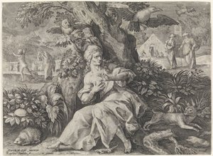 Bevreesdheid door Raphaël Sadeler (I)