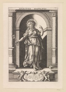 Gave van godsdienstigheid door Raphaël Sadeler (I)