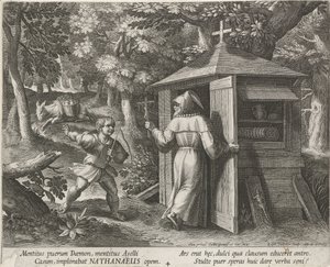 Heilige Bartholomeus als kluizenaar