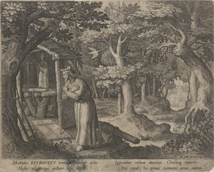 Heilige Patroclus van Néris als kluizenaar, Het deugdzame leven van kluizenaars (serie titel), Trophaeum vitae solitariae (serie titel)
