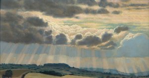 Landschap met wolken door Raymond Booth