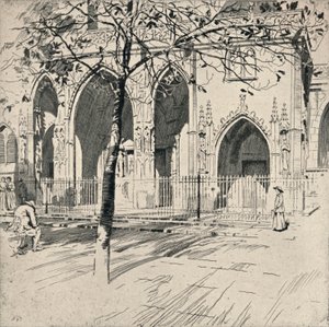 Façade van de Kerk van St Germain-l