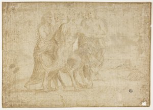 Faun en nimfen door Raymond de Lafage