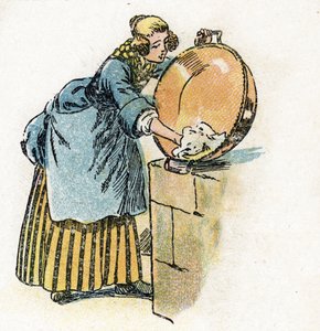 "Assepoester" illustratie voor de sprookjes van Charles Perrault (illustratie) circa 1920