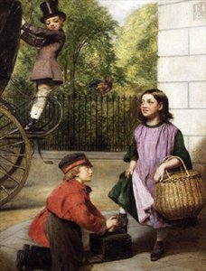 De Schoenpoetser door Rebecca Solomon