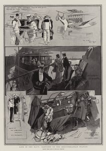 Het leven bij de marine, schetsen van het Middellandse-Zeestation (litho) door Reginald Thomas Cleaver