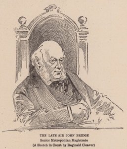 Wijlen Sir John Bridge (litho) door Reginald Thomas Cleaver
