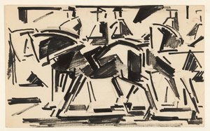 Ruiters te paard