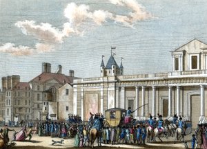 De koninklijke familie in de Tempel