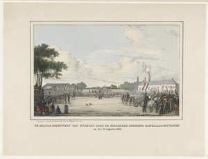 De Mobile Schuttery van Utrecht door de Stedelyke Regering dankbaar ontvangen. op den 19 Augustus 1834