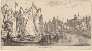 De veerboot naar Leiden door Reinier Nooms, called Zeeman