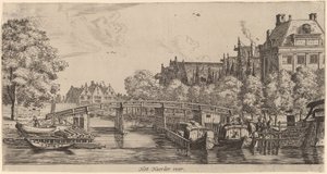 De Veerboot naar Naarden door Reinier Nooms, called Zeeman