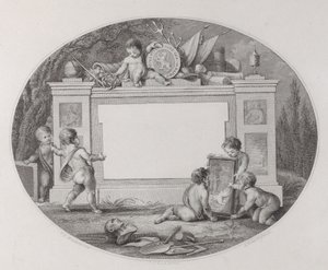 Handelskaart, 19e eeuw door Reinier Vinkeles