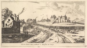 Ingang naar de Voorstad van Saint Marceau bij Parijs