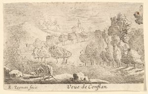 Gezicht op Conflans